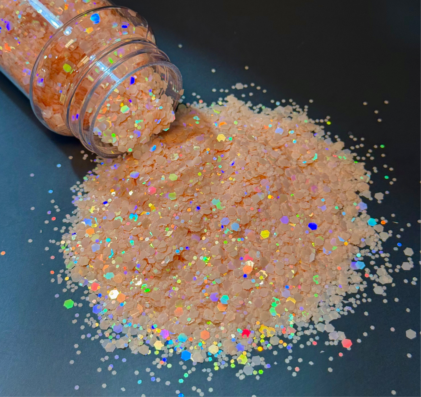 Peachy Chunky Glitter