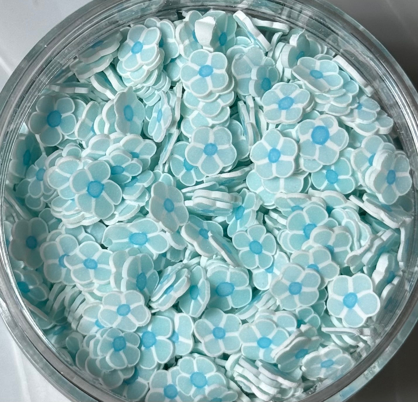 Blue Flower Shaped Clay