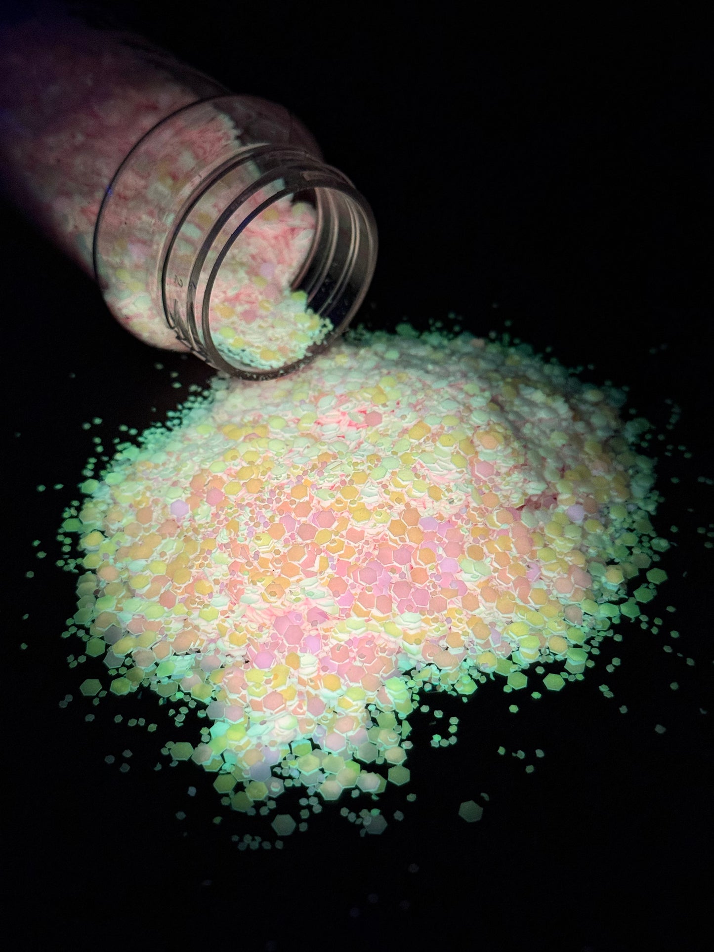 Bubblegum Glow Chunky Glitter