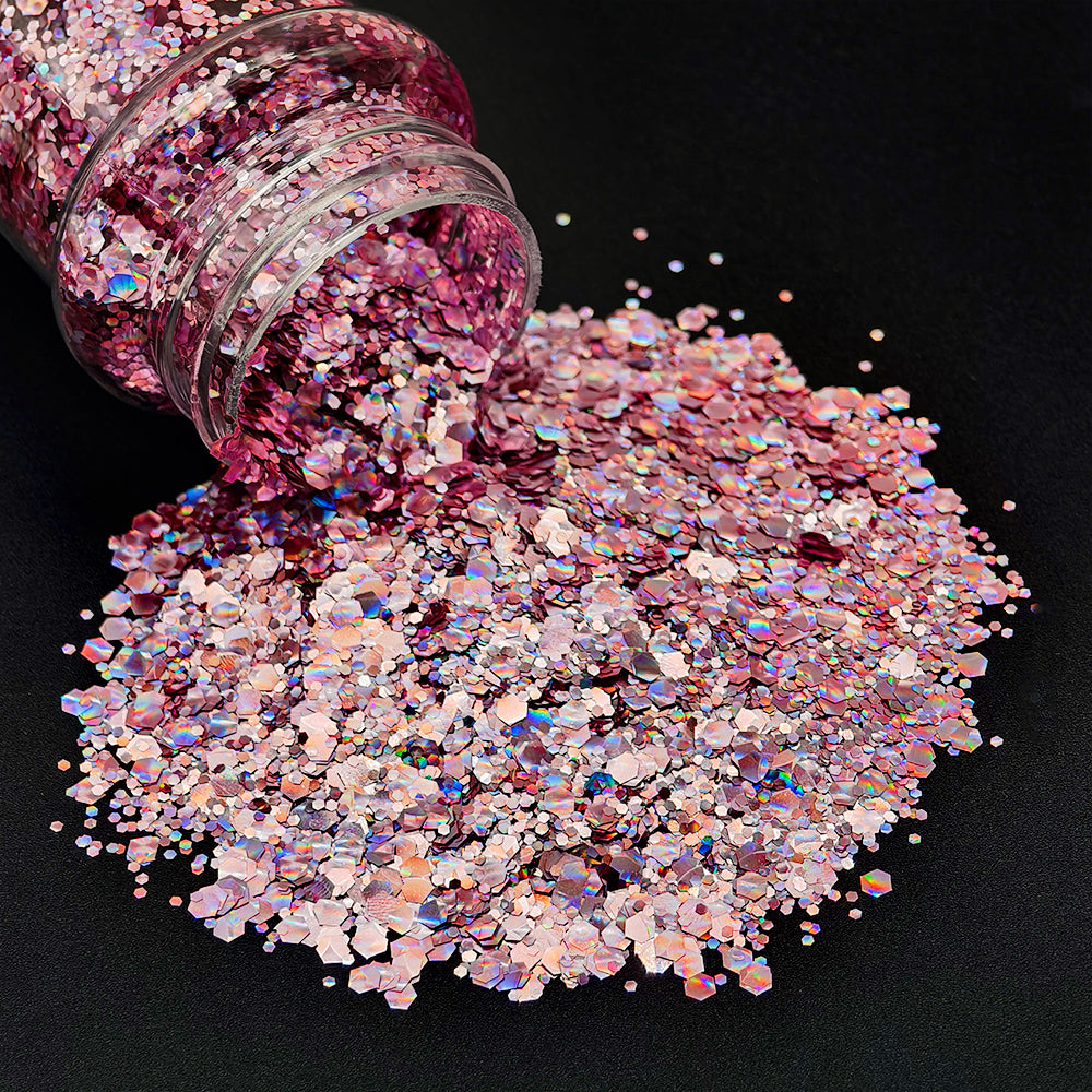 Rose Chunky Glitter