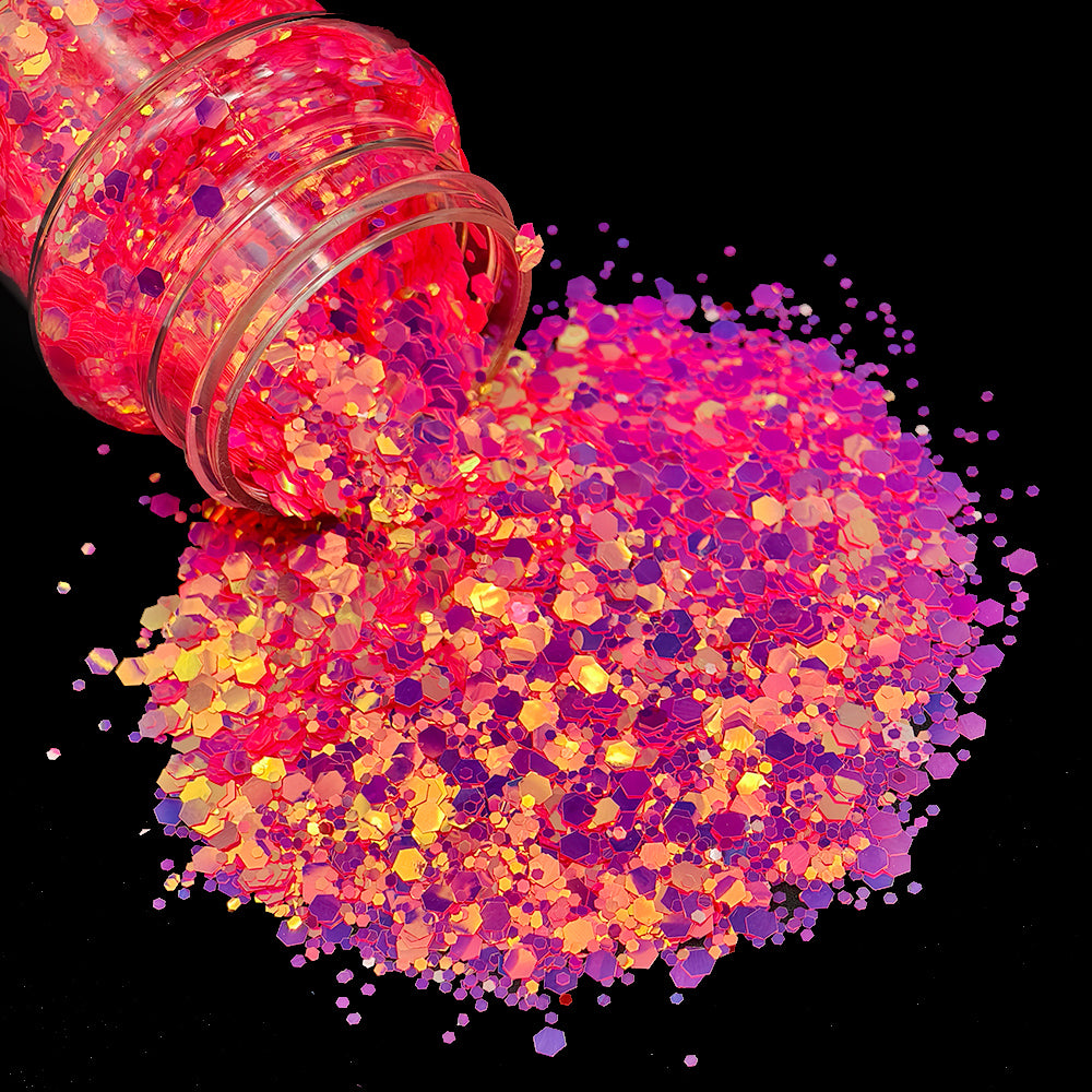 Hibiscus Chunky Glitter