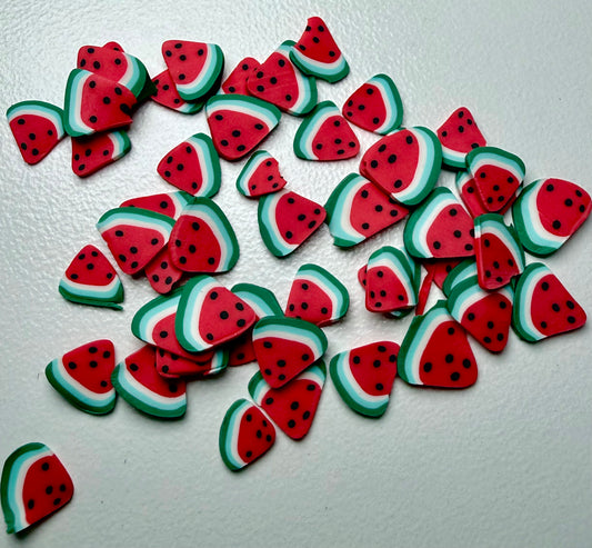 Watermelon Clay Slices