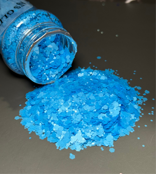 Blue Razz Chunky Glitter