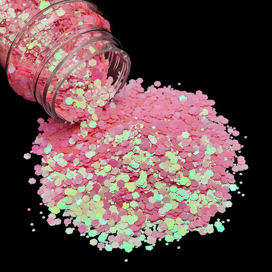 Pretty In  Pink Chunky Glitter