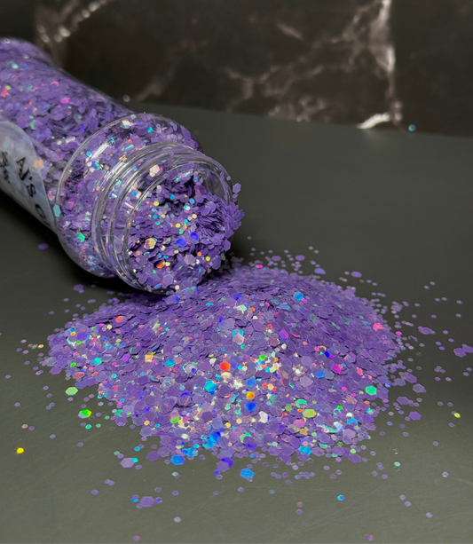 Lilac Chunky Glitter