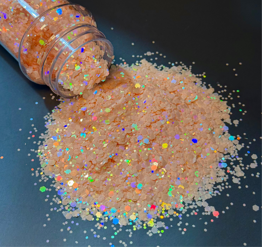 Peachy Chunky Glitter