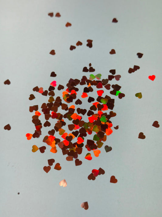 Red Heart 5mm Shaped Glitter