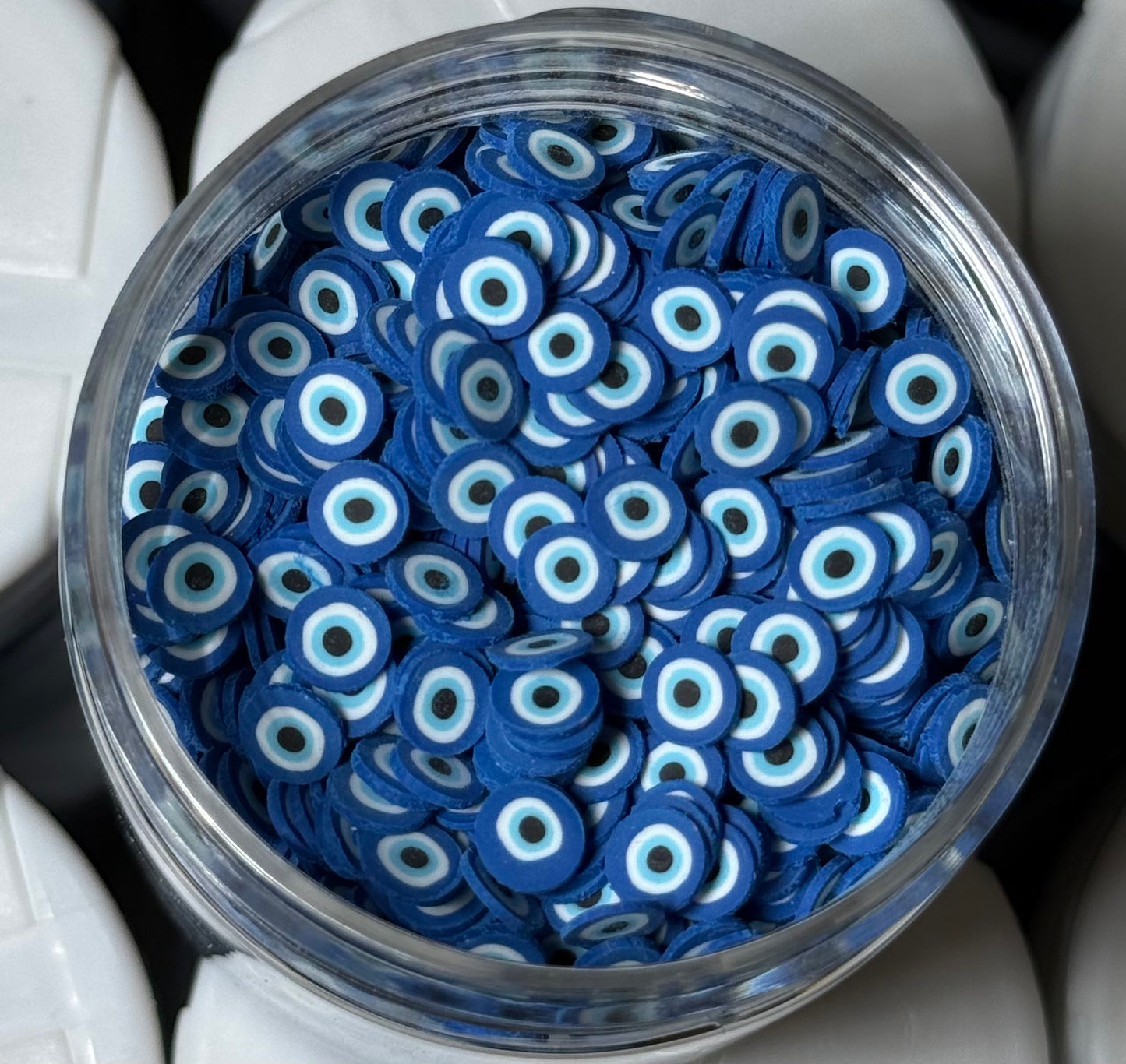 Evil Eye Shaped Clay