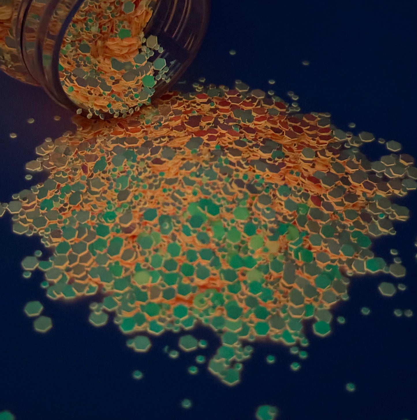 Jack-O-Lantern Glow Chunky Glitter