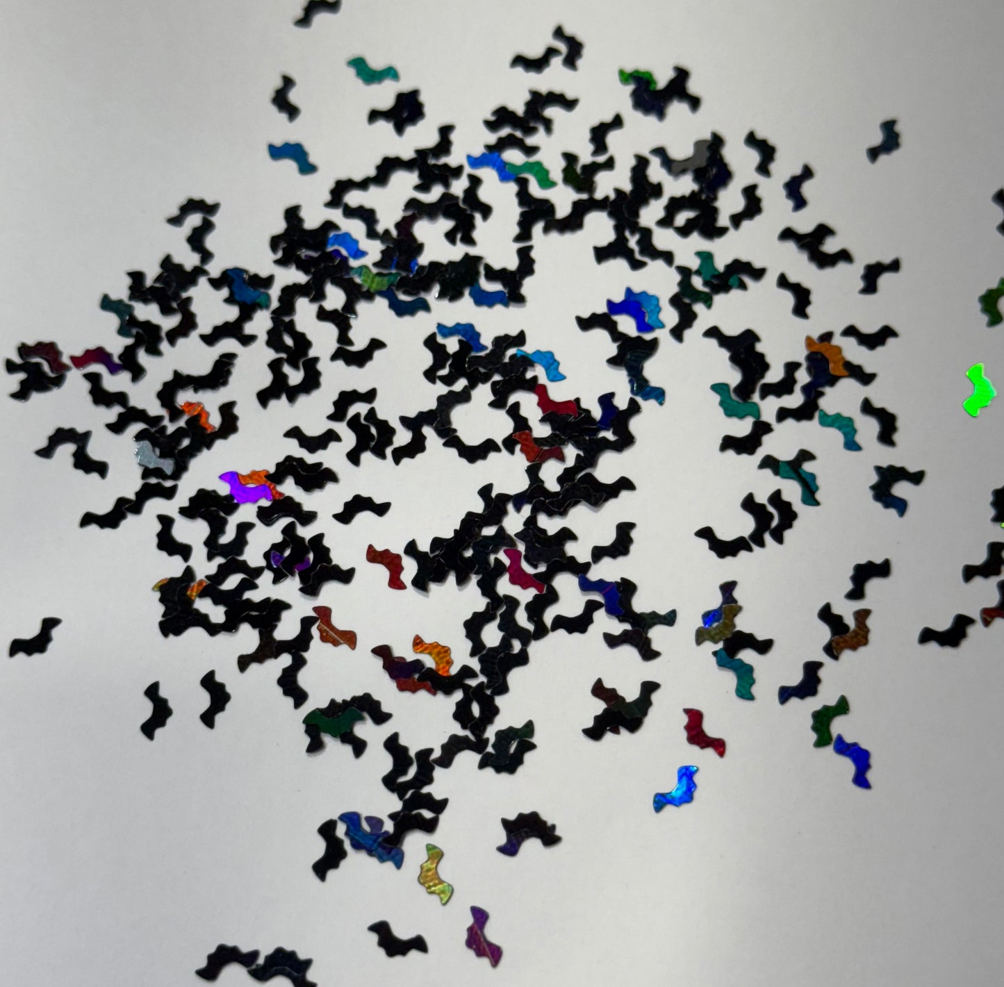 Mini Bats Holo 3mm Shaped Glitter