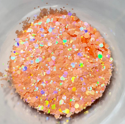 Peachy Chunky Glitter