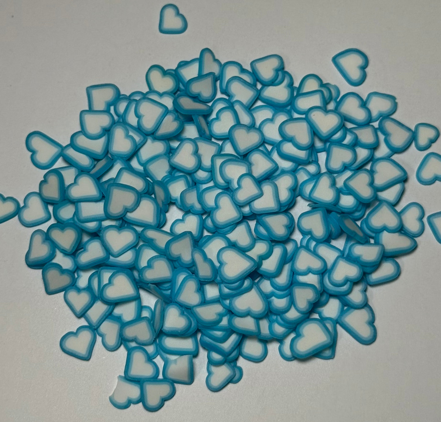 Blue/White Clay Slices