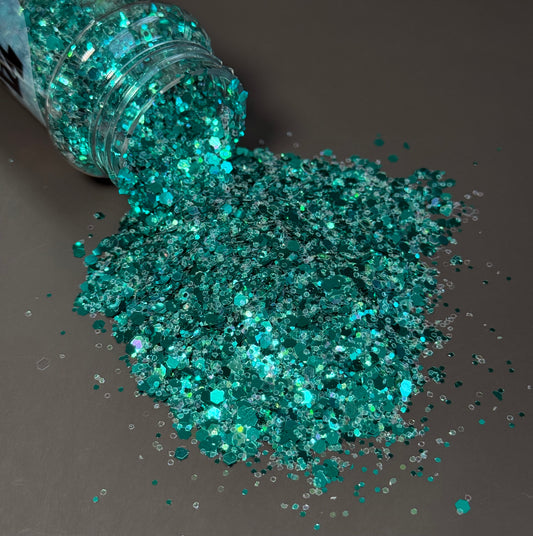 Aquamarine Chunky Glitter