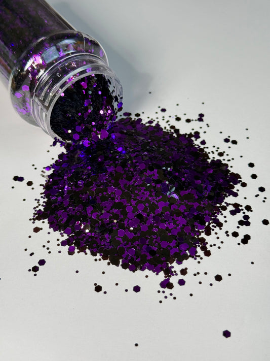 Witch (Purple & Black Mix) Chunky Glitter