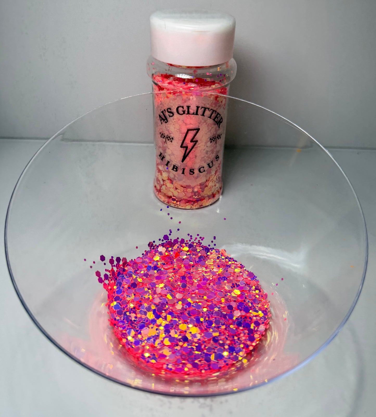 Hibiscus Chunky Glitter