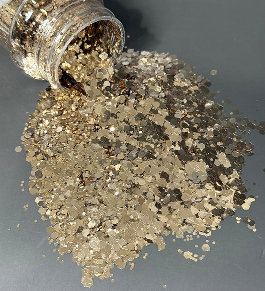Champagne Chunky Glitter