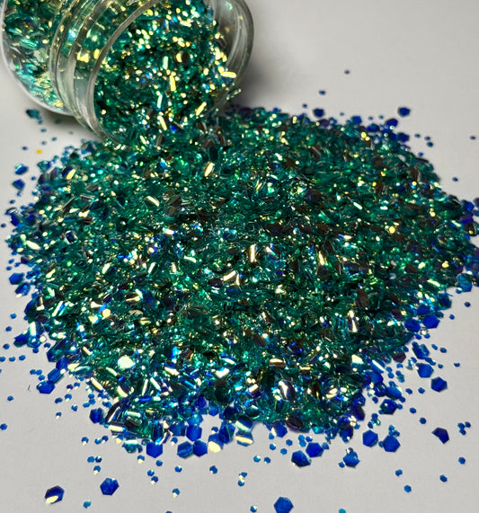 Sea Glass Bubble Glitter Chunky Glitter