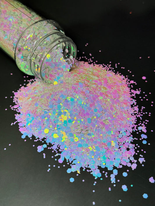 Cotton Candy Chunky Glitter