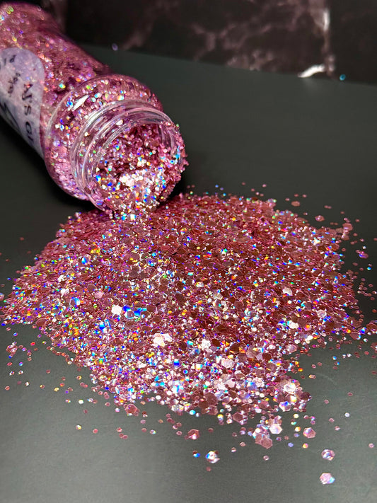 Pink Lagoon Chunky Glitter