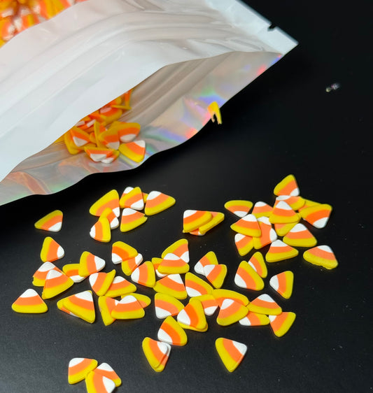 Candy Corn Clay Slices