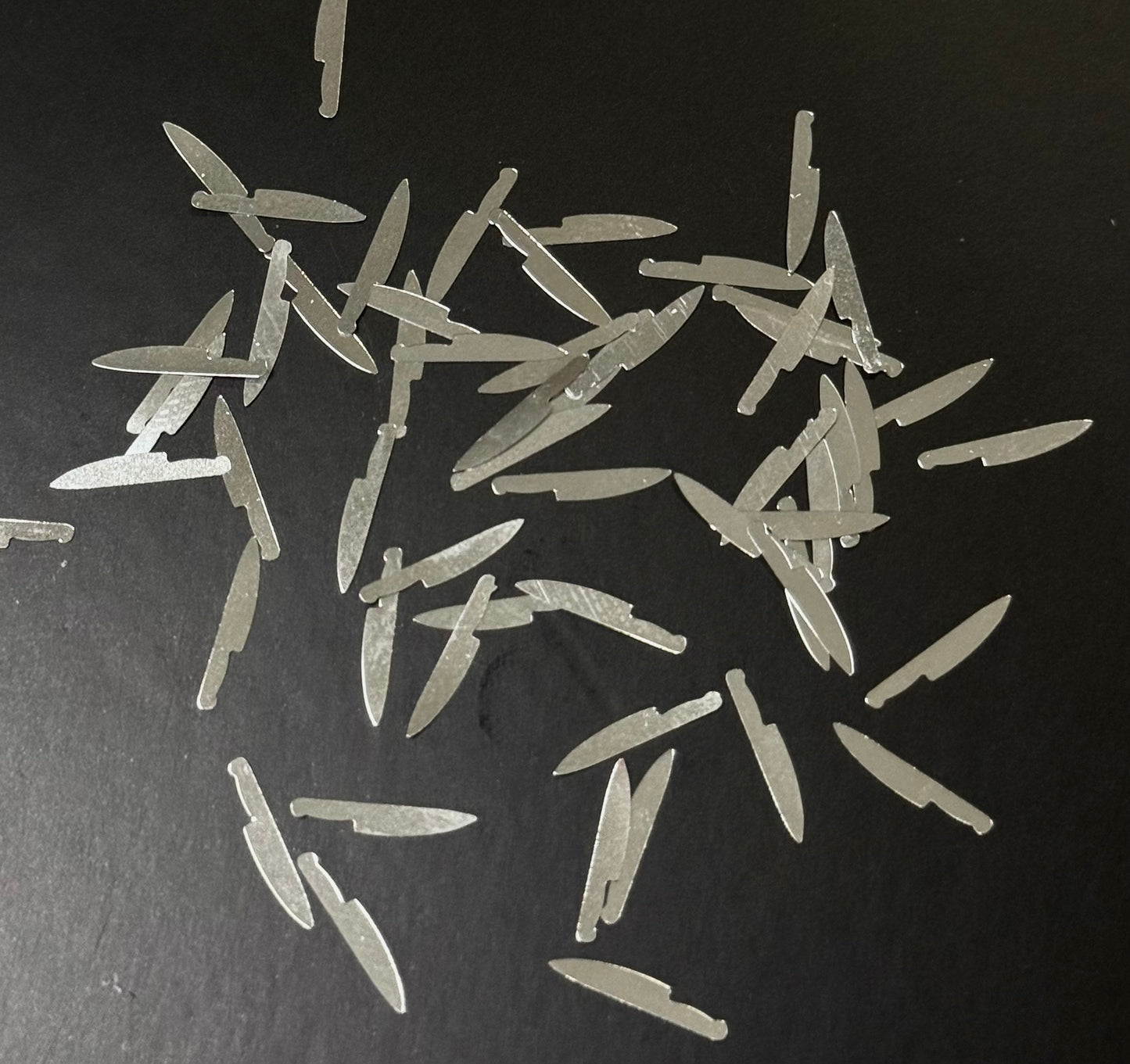 Knifes Shaped Glitter