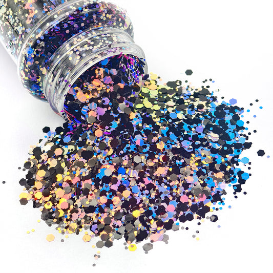 Black Magic Chunky Glitter
