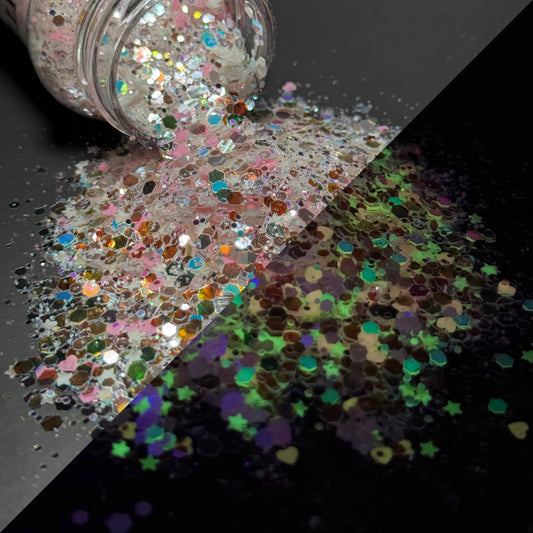 Sprinkles Glow Chunky Glitter