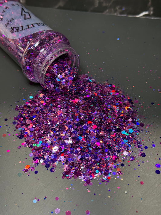 Purple Rain Mix Chunky Glitter
