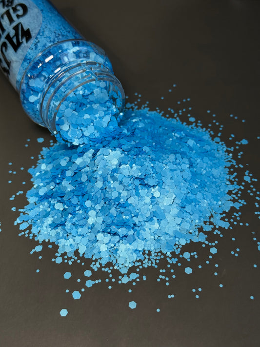 Blue Razz Chunky Glitter