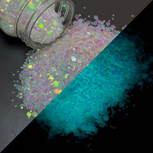 Unicorn Glow Chunky Glitter