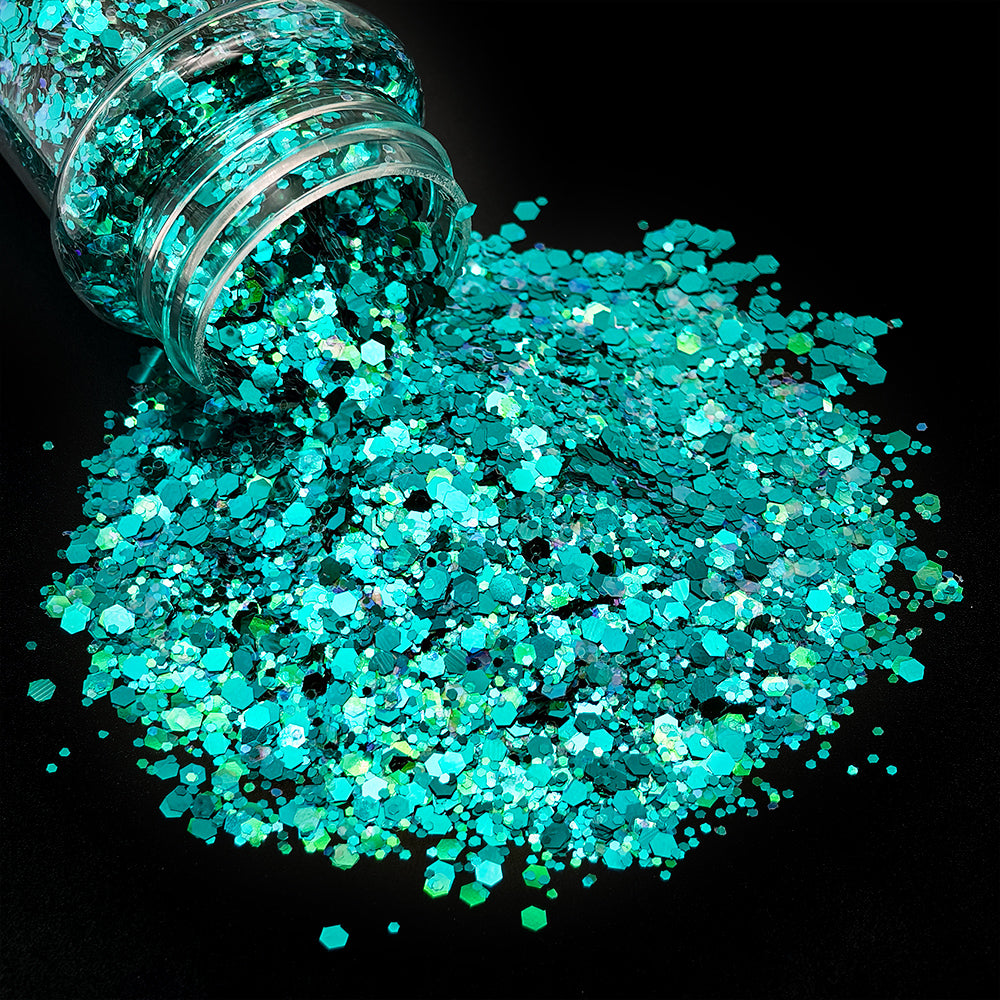 Aquamarine Chunky Glitter