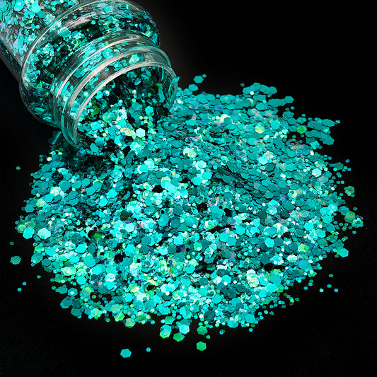 Aquamarine Chunky Glitter