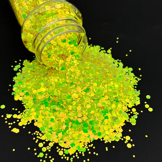 Mellow Yellow Chunky Glitter