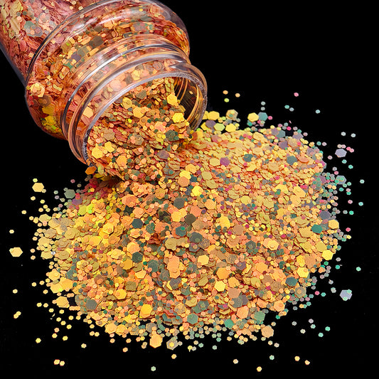 Apricot Chunky Glitter