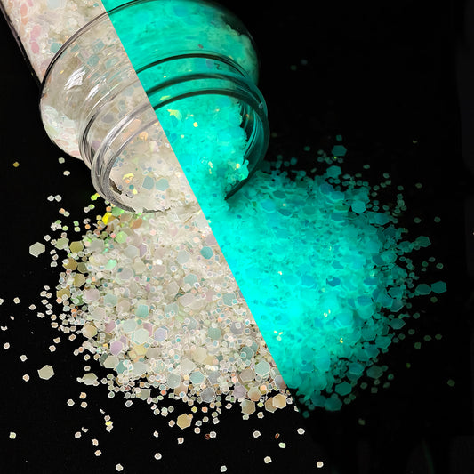 Unicorn Glow Chunky Glitter